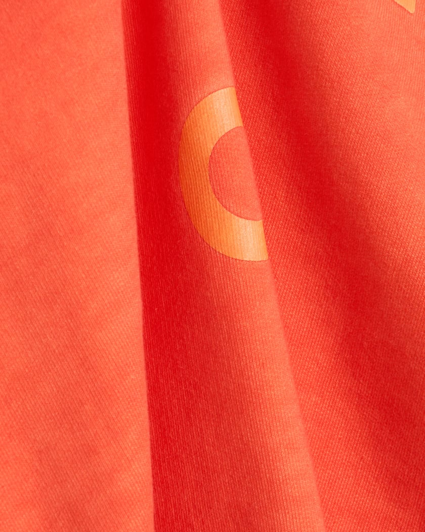 Pop Trading Company Logo Crewneck Men's Sweatshirt Orange