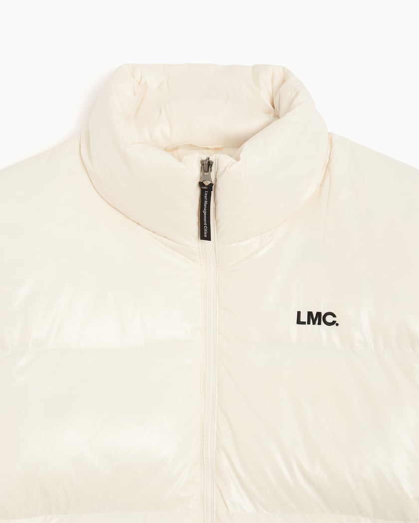 LMC OG Glossy Men's Down Jacket White LM23FJP102CRM | FOOTDISTRICT