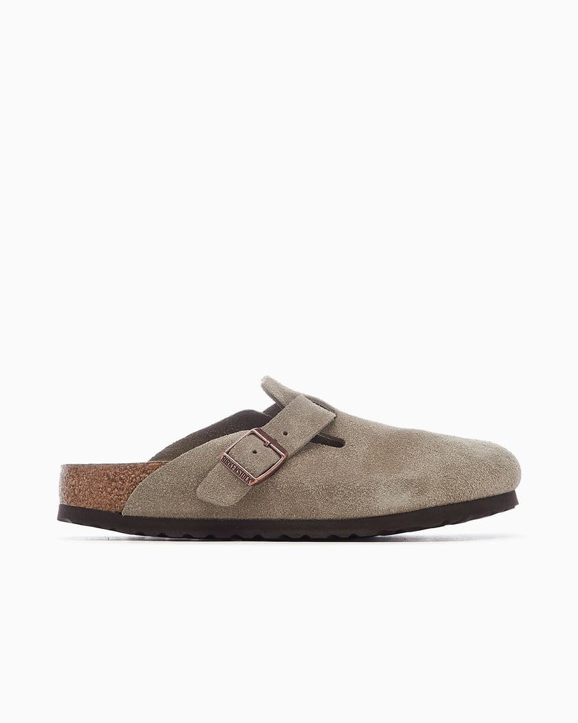 BIRKENSTOCK Women s Boston VL Soft Footbed Narrow Gray 560773 FOOTDISTRICT