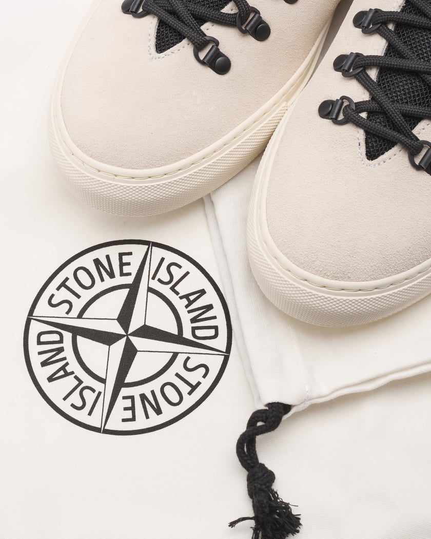 Stone Island Men's Sneakers Beige K1SFWS100020S0172-V0095 Stone Island Men's Sneakers Beige K1SFWS100020S0172-V0095