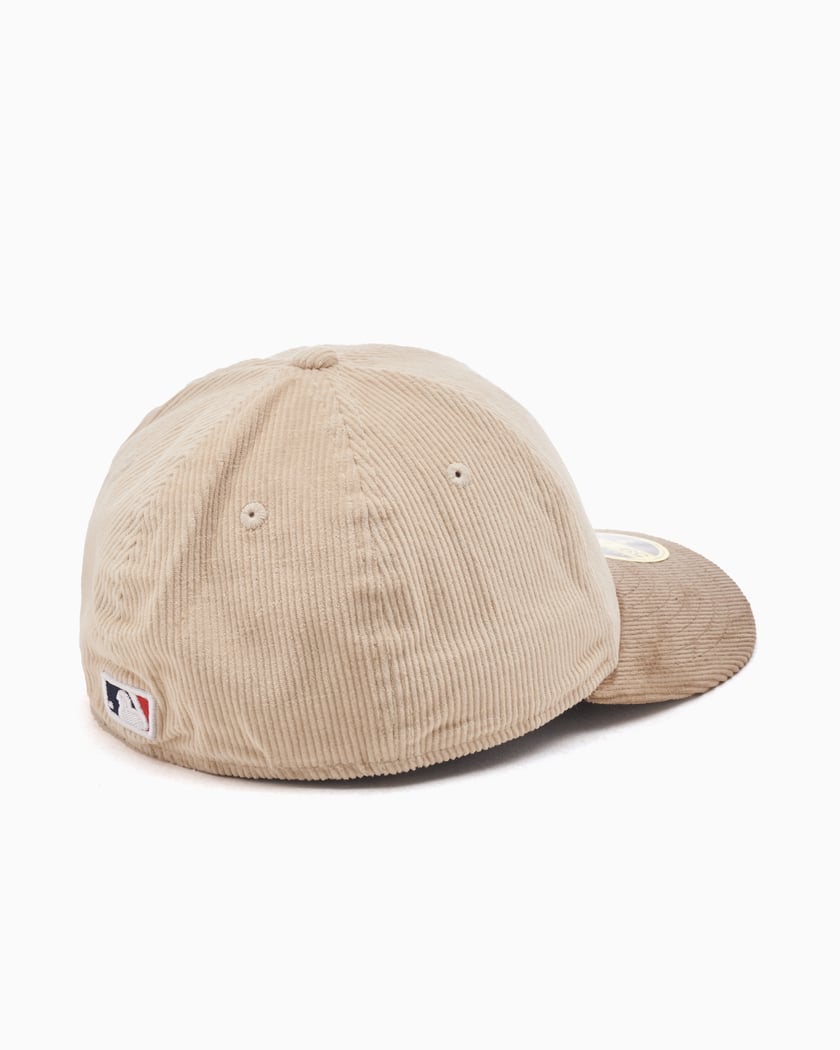 New Era Los Angeles Dodgers 59FIFTY Low Profile Corduroy Cap Beige 60565388  | FOOTDISTRICT