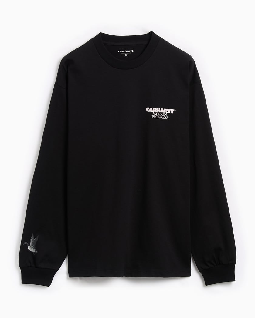 Carhartt WIP Ducks Unisex Long Sleeve T-Shirt Black I033663 Carhartt WIP Ducks Unisex Long Sleeve T-Shirt Black I033663
