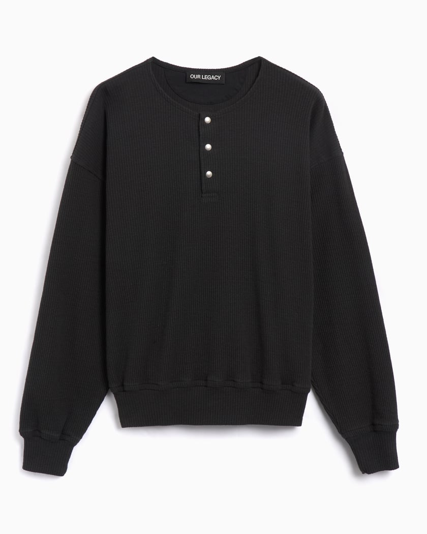 Our Legacy Men's Mohair Cardigan Black M4206CBM | FOOTDISTRICT