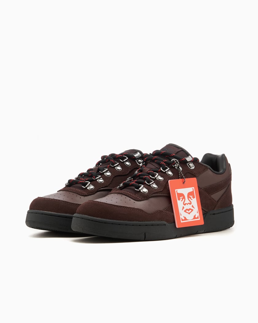 Reebok x OBEY Clothing BB 4000 II Burdeos RMIA04OC99LEA00K6010 FOOTDISTRICT