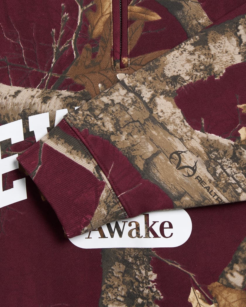 Awake NY Arch Graphic Men's Half Zip Sweatshirt Multi AWK
