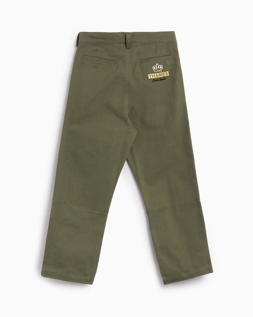 信頼への信頼 Moss Steeplechasers MMXX. THAMES Men's Green Pants パンツ