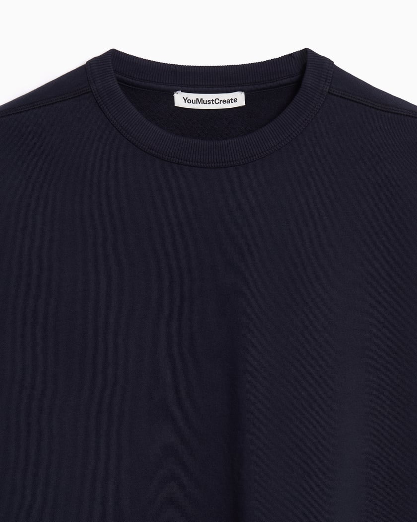 YMC Studio Oversize Men's Sweatshirt Blue Q7YMB-NAVY