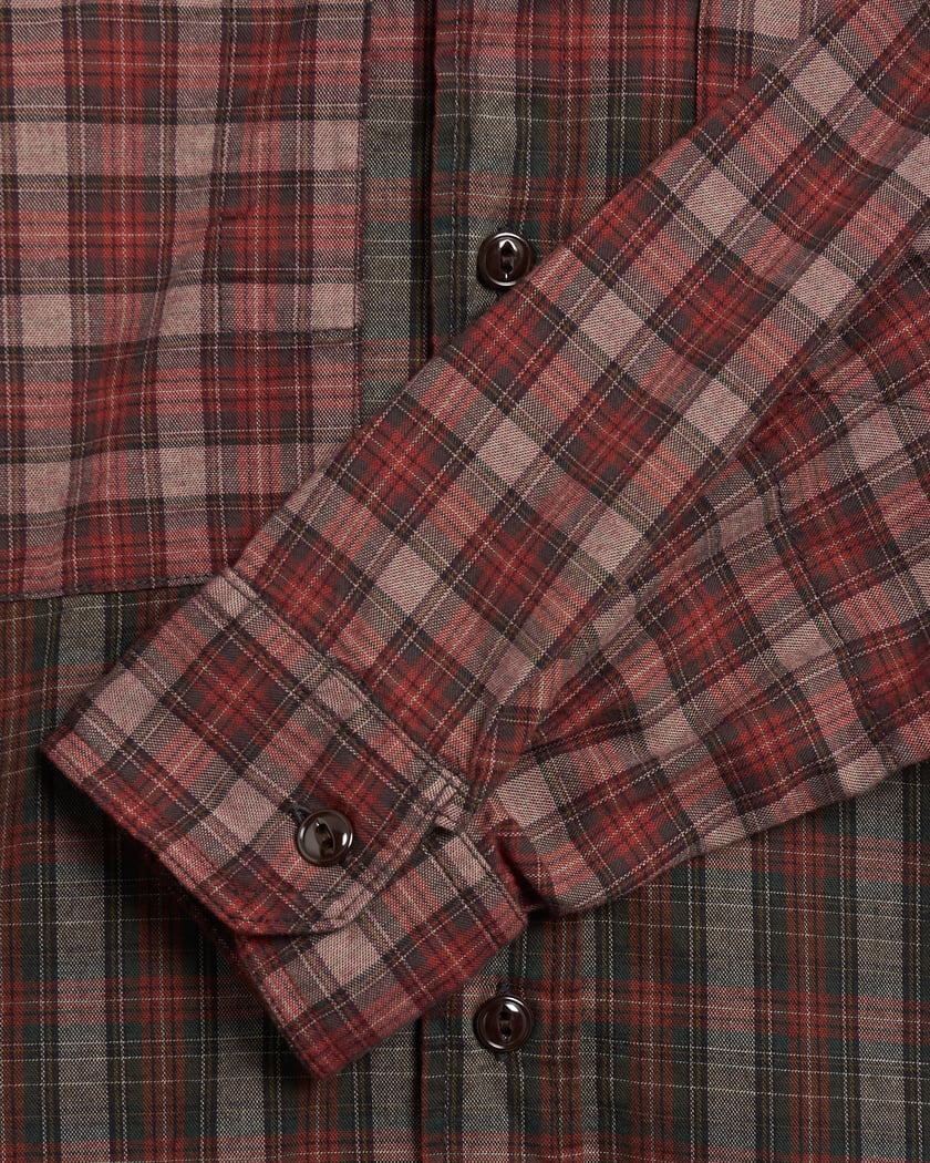Engineered Garments Men's Work Shirt Multi 24F1A007-PF007 Engineered Garments Men's Work Shirt Multi 24F1A007-PF007