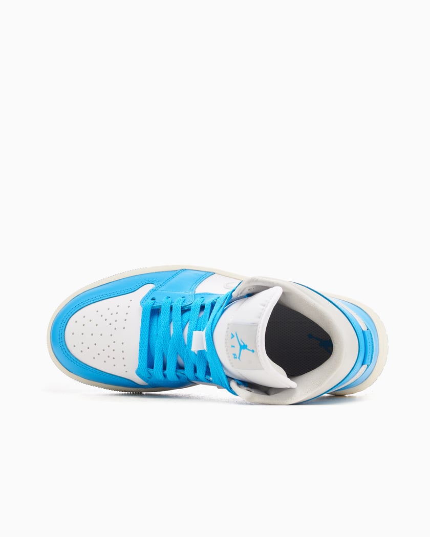 Air Jordan Women's 1 Mid Blue BQ6472-400 | FOOTDISTRICT