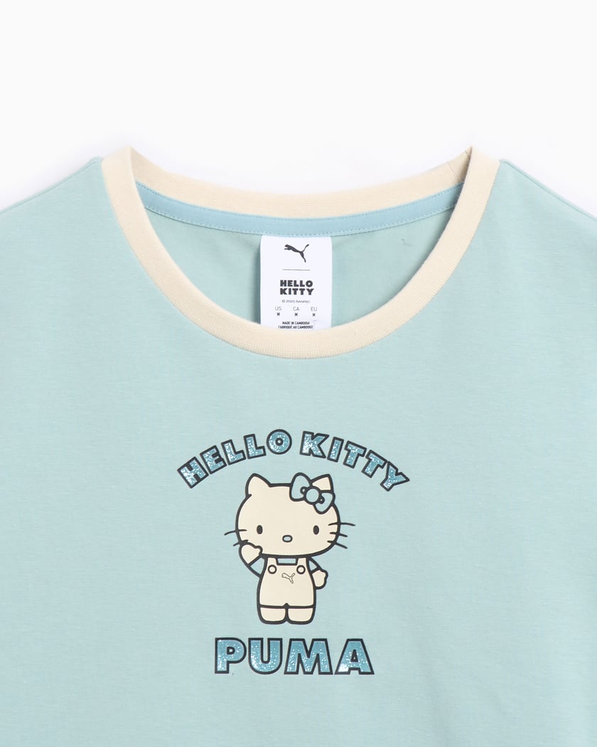 Puma x Hello Kitty Women's Graphic Baby T-Shirt Crop Women's