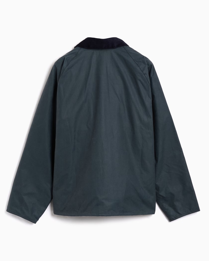 Barbour x Paul Smith Transport Wax Oversize Men's Rain Jacket Blue