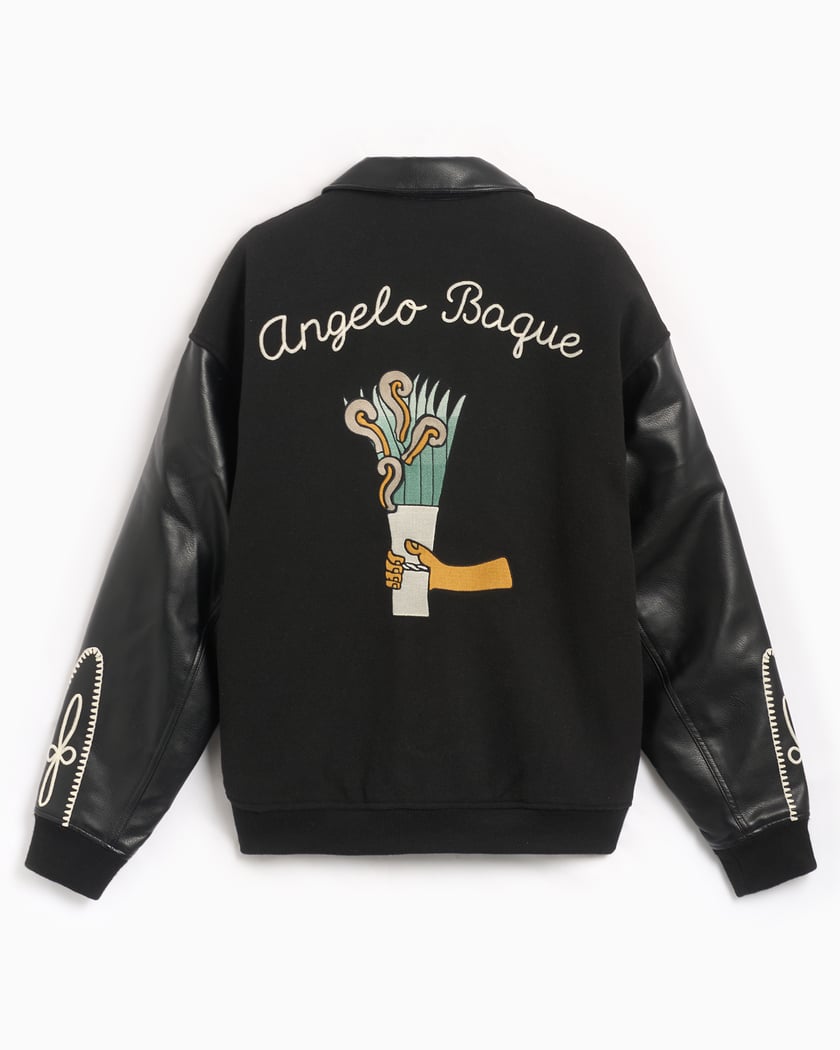 Champion x Angelo Baque Men s Varsity Jacket