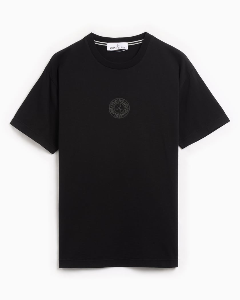 Stone Island Logo Men's T-Shirt Men's T-Shirt Black