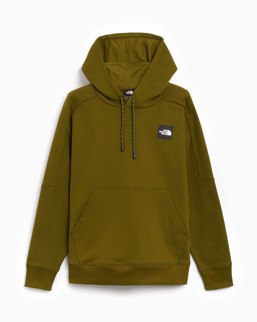 North face online olive green hoodie