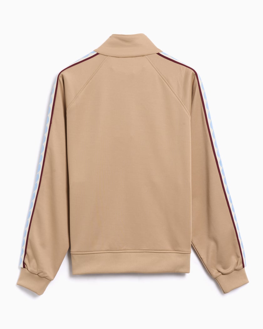 Drôle de Monsieur Men's Zip-Up Sweatshirt Brown SJ007-PL135