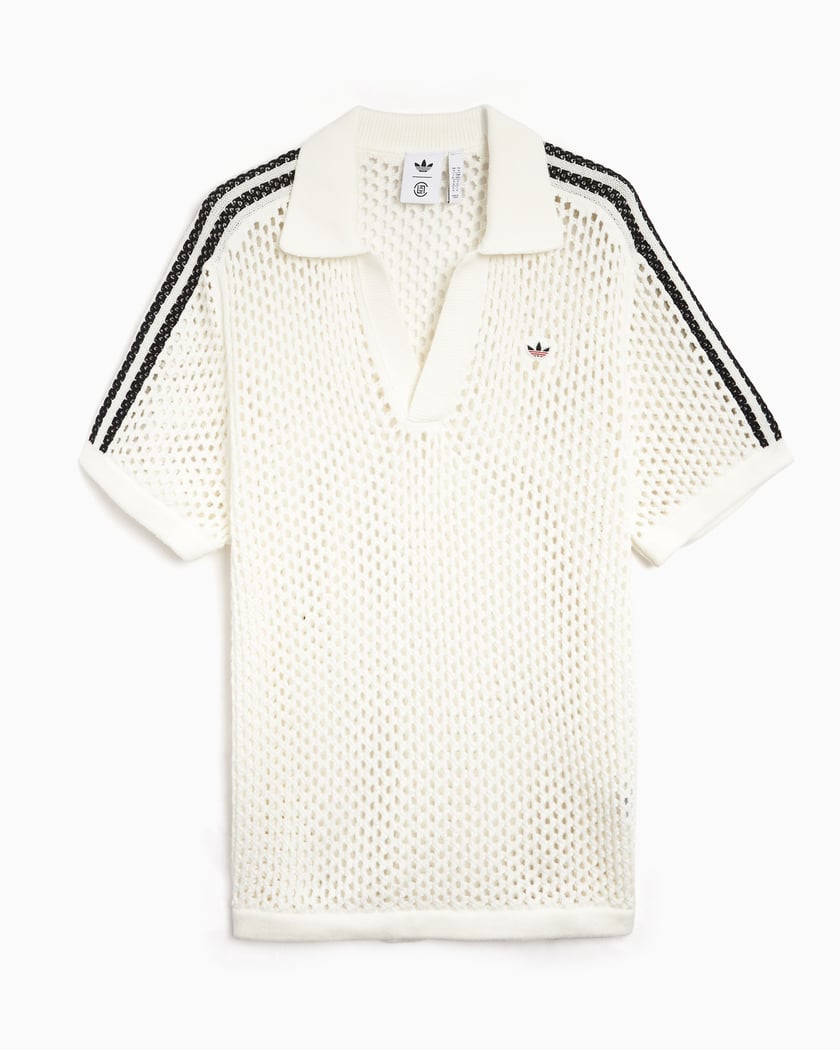adidas Originals x CLOT By Edison Chen Unisex Crochet Polo Shirt