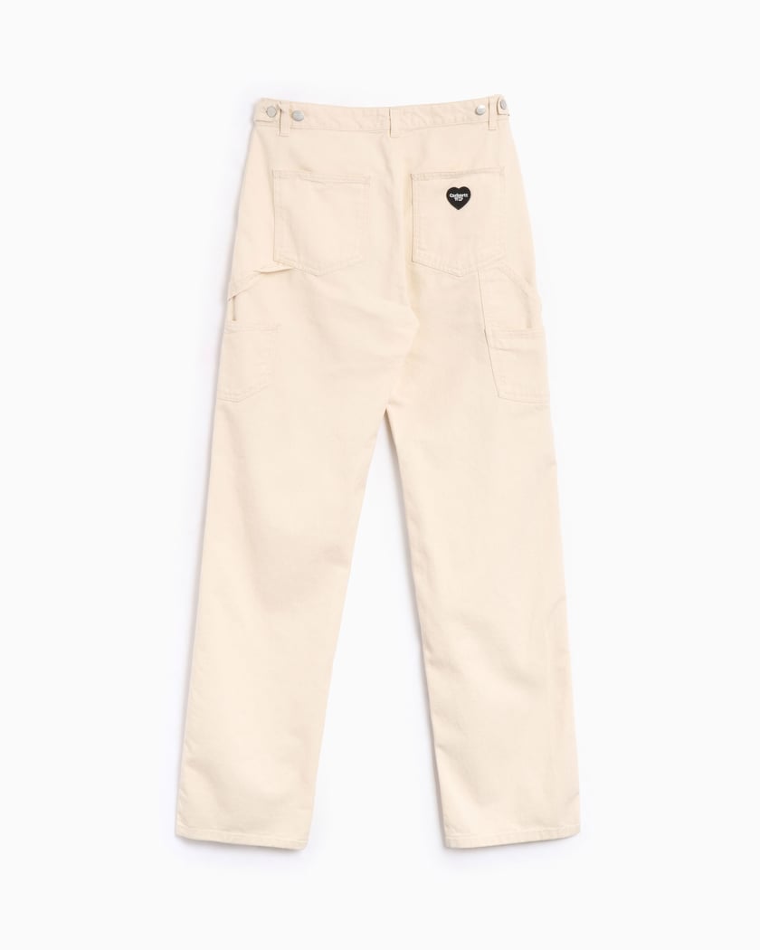 Carhartt WIP Drewe Women's Work Denim Pants Beige I034832
