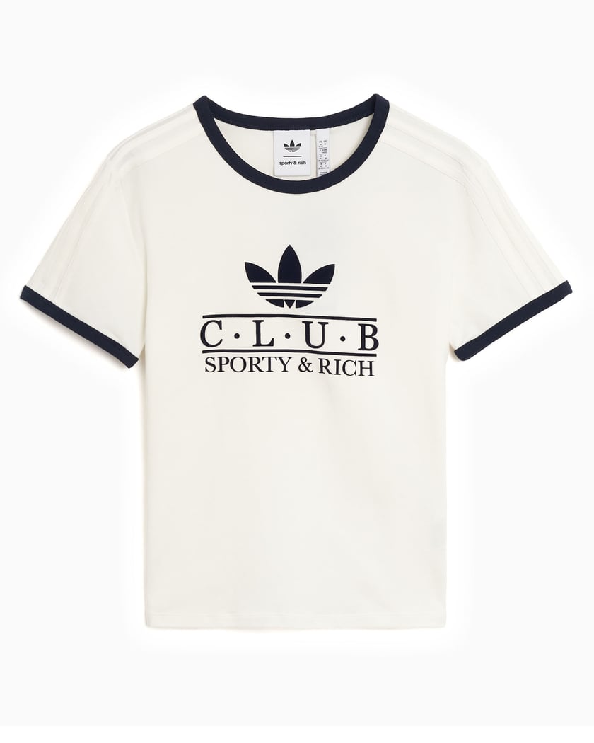 adidas Originals x Sporty & Rich Women's T-Shirt Beige