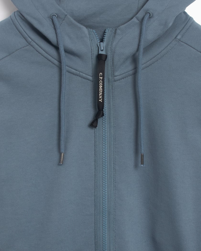 CP Company Men's Zip Hoodie Men's Zip-Up Sweatshirt Blue
