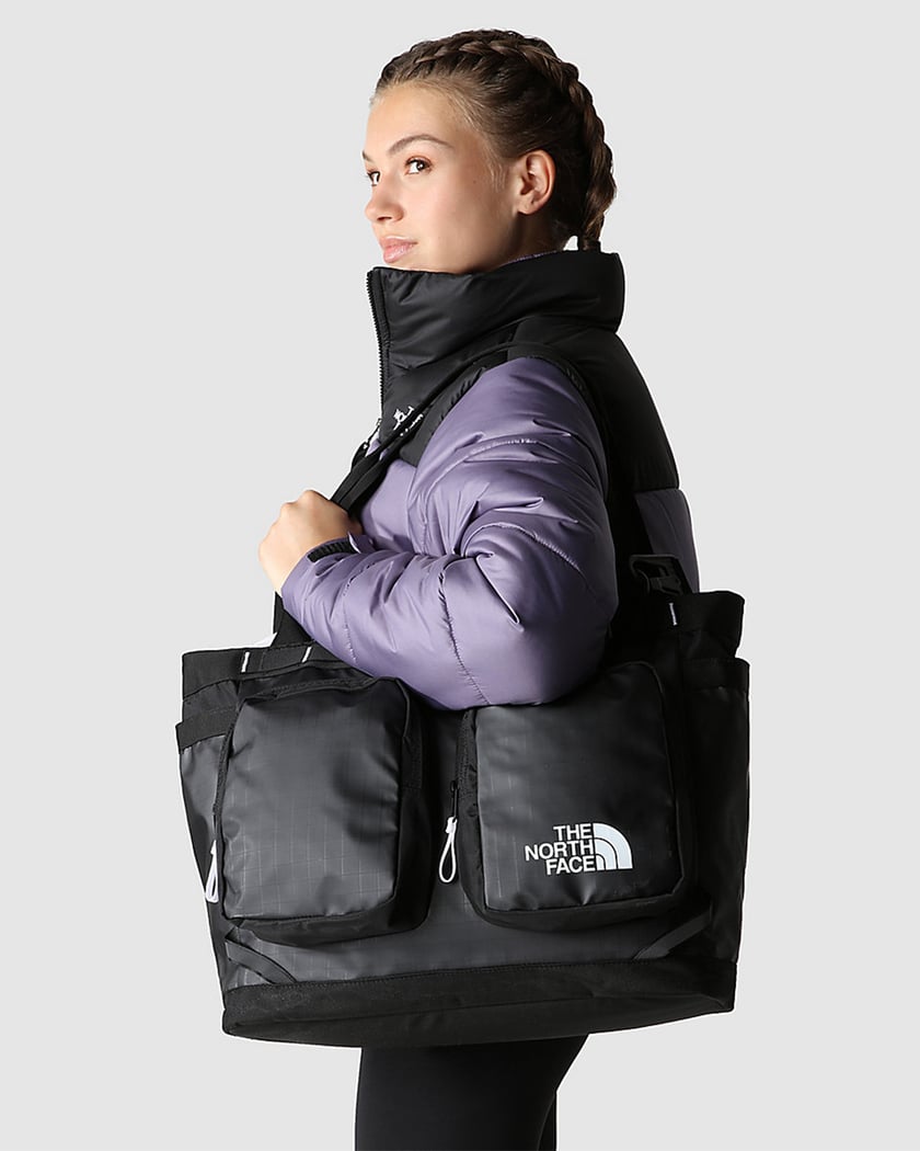 The North Face Base Camp Unisex Voyager Tote Bag Black NF0A81BM53R1 FOOTDISTRICT