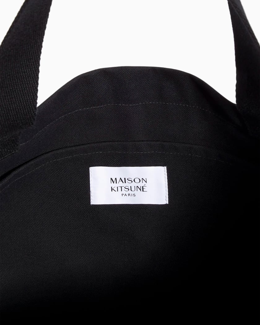Maison Kitsuné Maison Kitsuné Handwriting Unisex Tote Bag