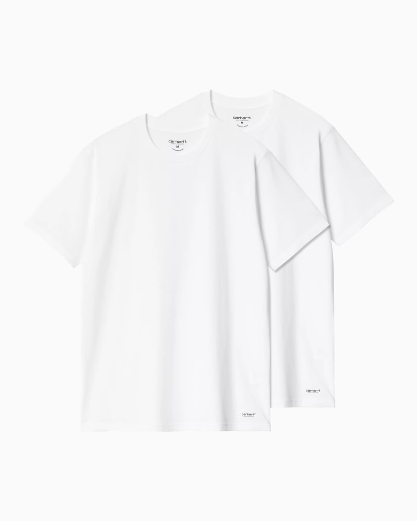 Carhartt WIP Standard Unisex T-Shirt (2 Pack) White I029370-931XX