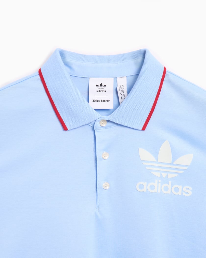 adidas Originals x Wales Bonner Men's Polo Blue JJ2943