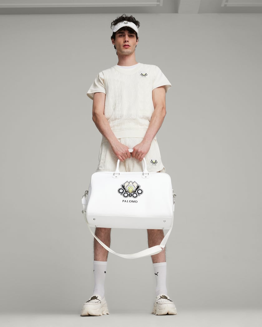 Puma x PALOMO Grip Unisex Bag White 090444 01 FOOTDISTRICT