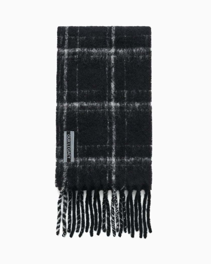 Our Legacy Estate Unisex Scarf Black A4248EBF | FOOTDISTRICT