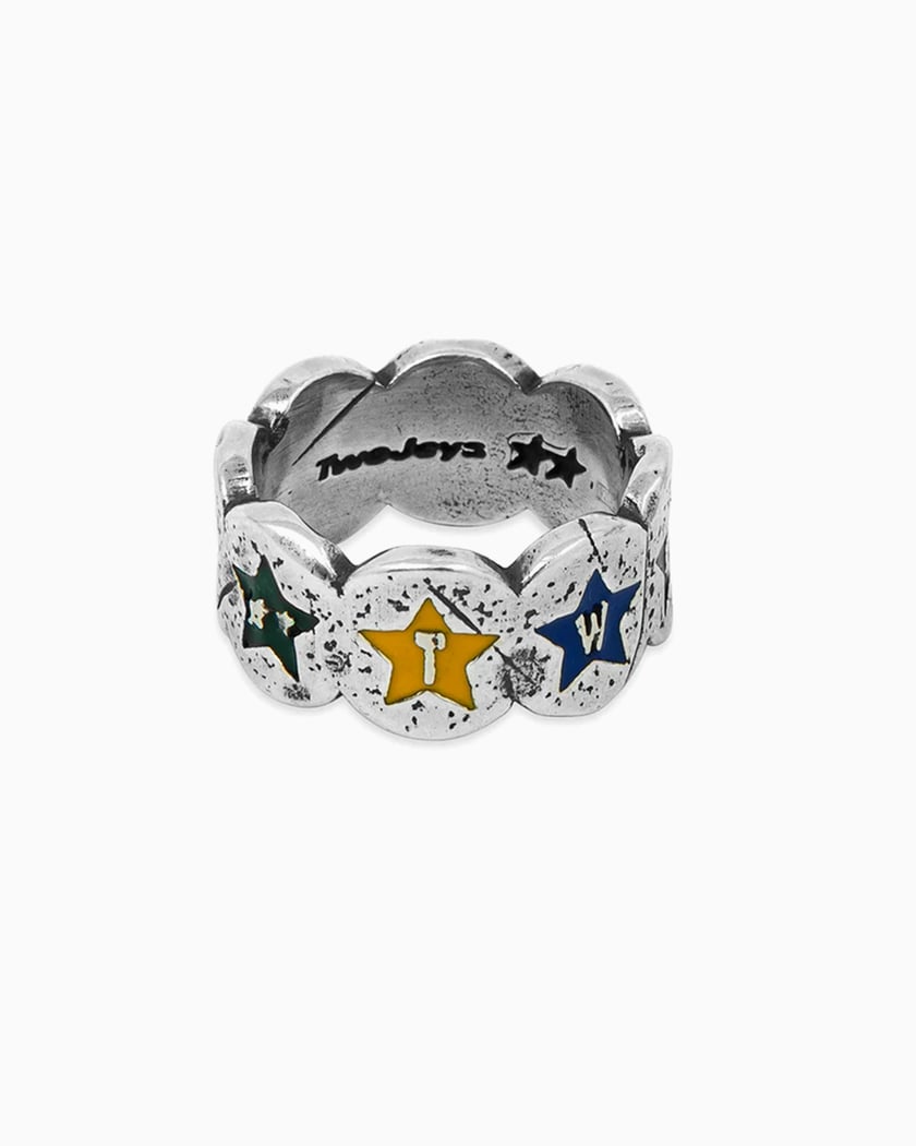 TwoJeys Superstar Knuckle Unisex Ring Silver colored