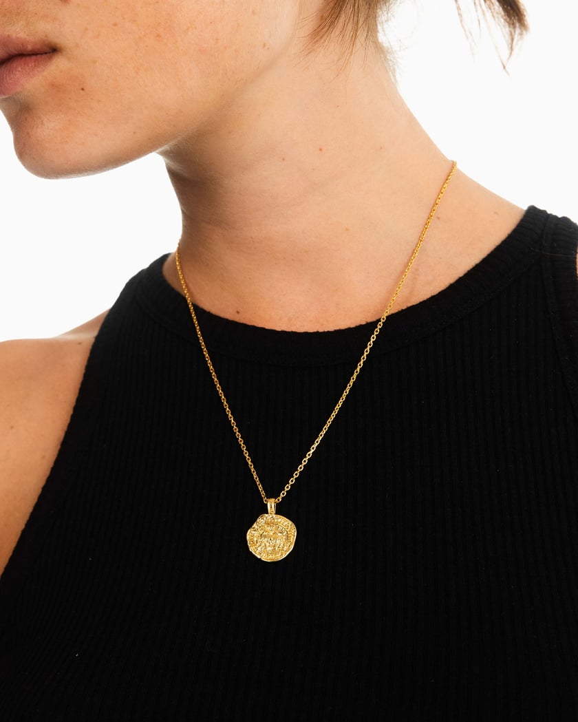 Leo cheap necklace gold