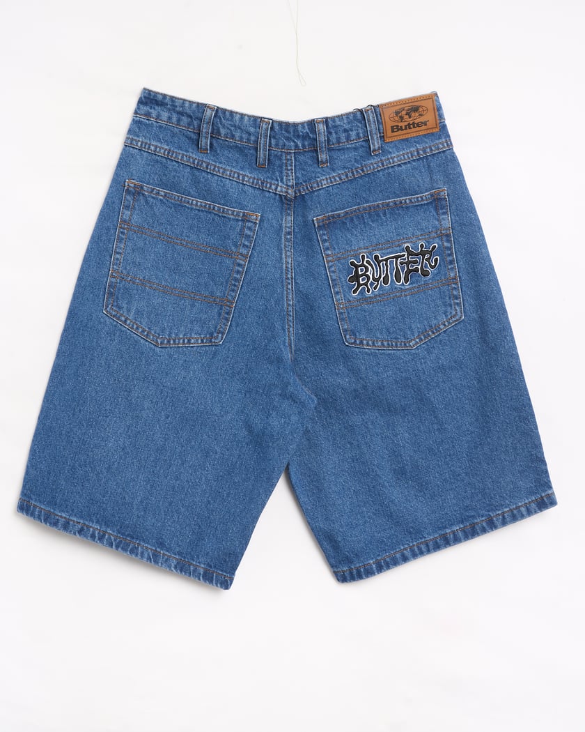 Butter Goods Ink Men s Denim Shorts Blue BGQ224D1390302 FOOTDISTRICT