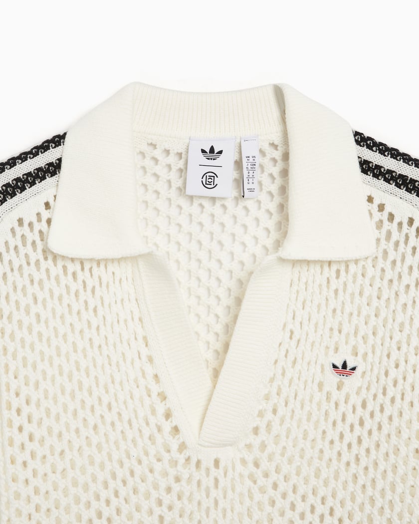 Adidas x Clot by Edison Chen Unisex Crochet Polo Shirt – Extra Butter India