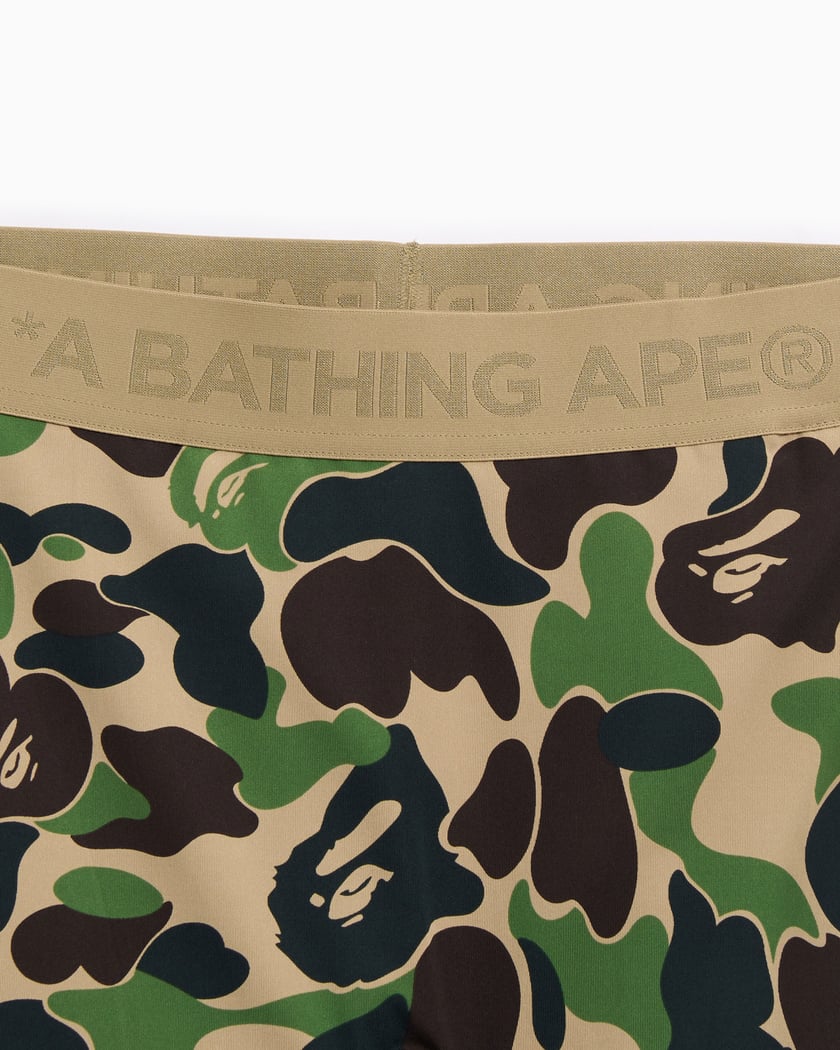 adidas Originals x BAPE Football Leggings Slim Men's Shorts Green