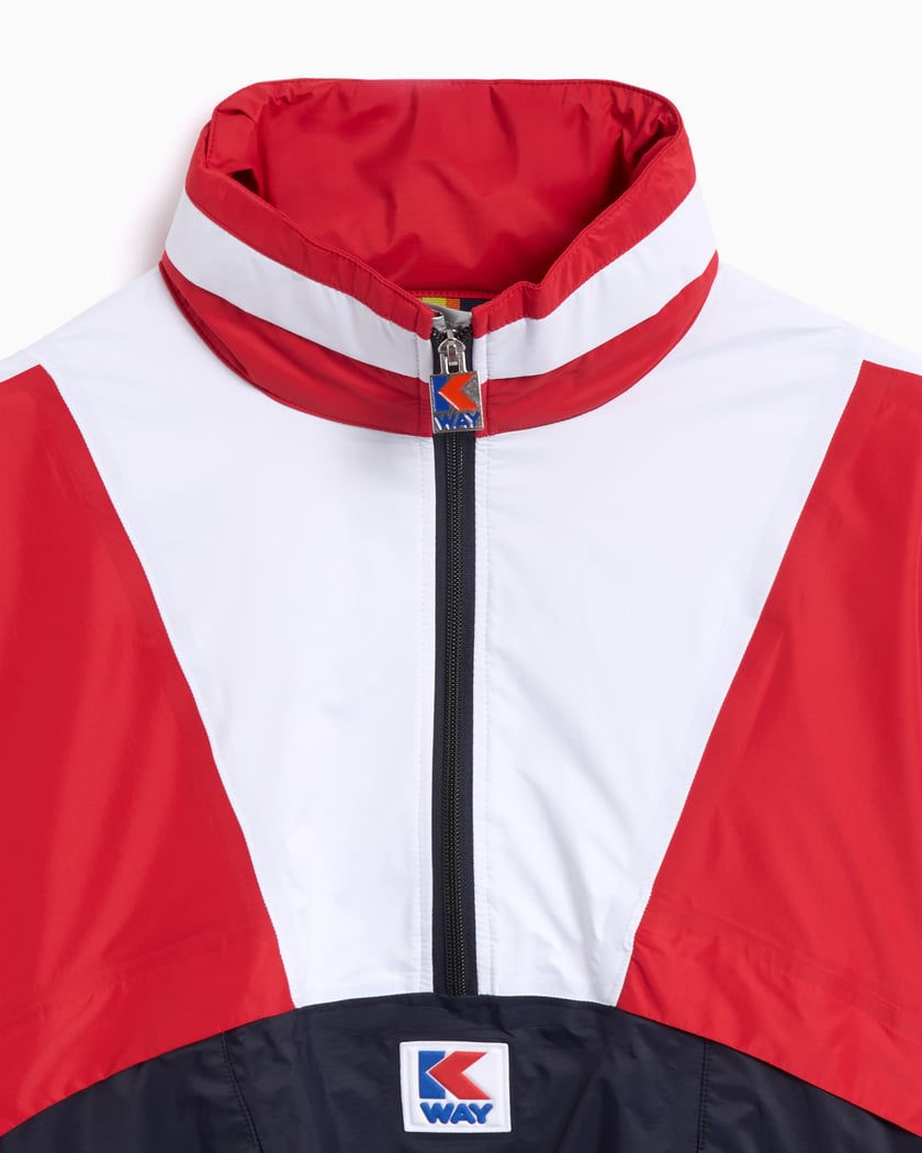 K-Way Le Vrai Claude Relaxed Unisex Regenjacke Rot K41415W-B00