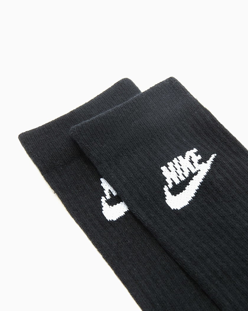 Calze Nike Everyday Essential Crew 3 Pack Unisex Nero SK0109 010