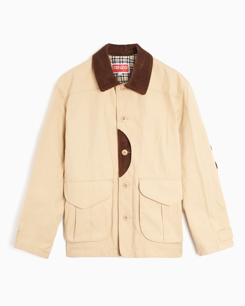 Kenzo Men s Hunting Jacket Beige FD65VE2269OA 12 FOOTDISTRICT