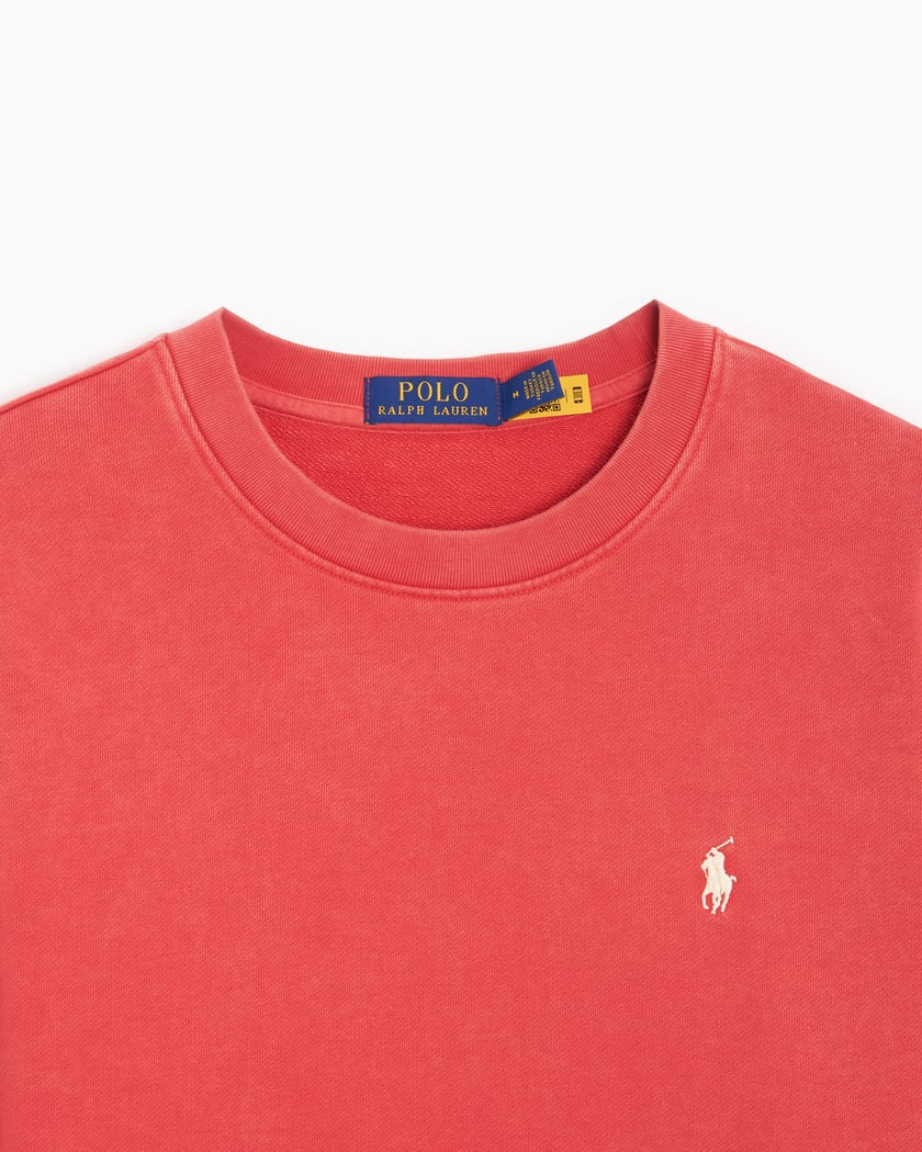 Polo Ralph Lauren Loopback Men s Terry Sweatshirt Red 710916689008 FOOTDISTRICT
