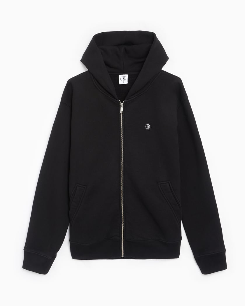 Black men's zip hoodie hot sale