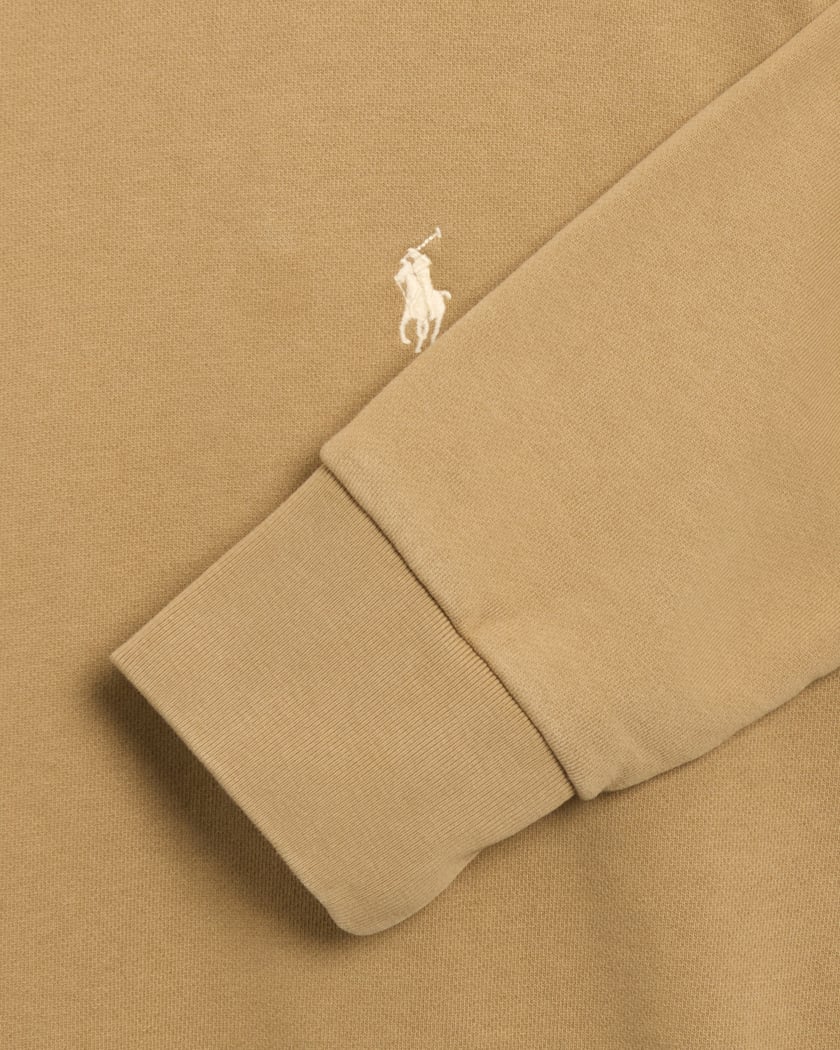Polo Ralph Lauren Logo Men s Sweatshirt Beige 710916689018 FOOTDISTRICT