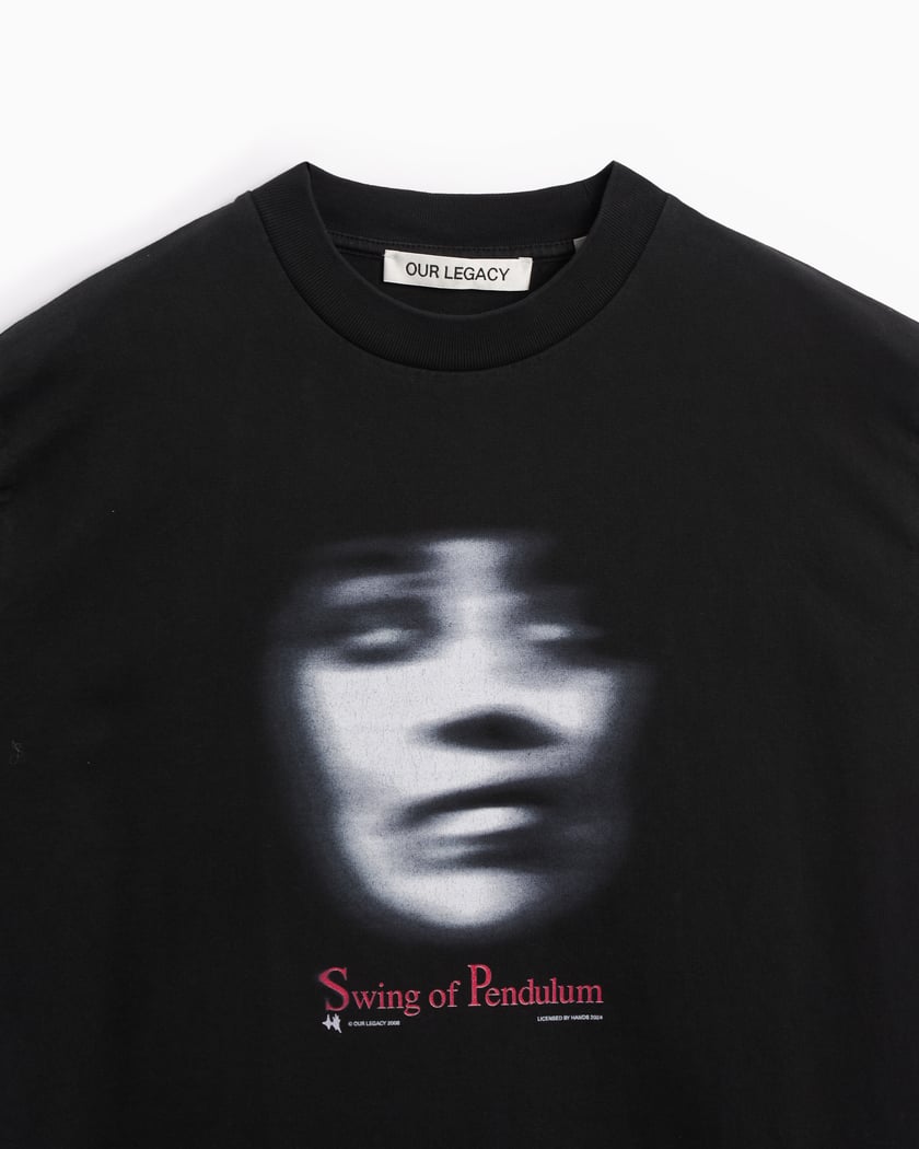 Our Legacy Swing Of Pendulum Men's Box T-Shirt Black M2246BS| Buy