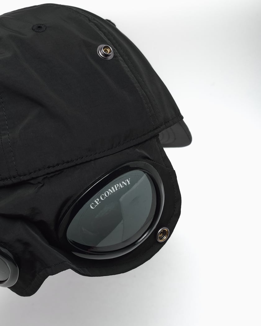 CP Company Chrome-R Goggle Unisex Cap Black
