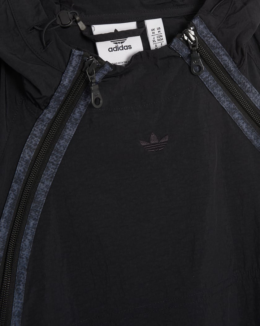 adidas Originals Adventure Men s Double Zip Hooded Jacket Nero