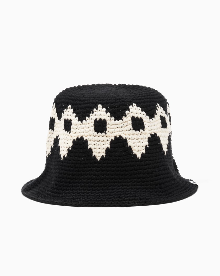OBEY Clothing Viceroy Unisex Crochet Bucket Hat Black, White 100520091-BKM