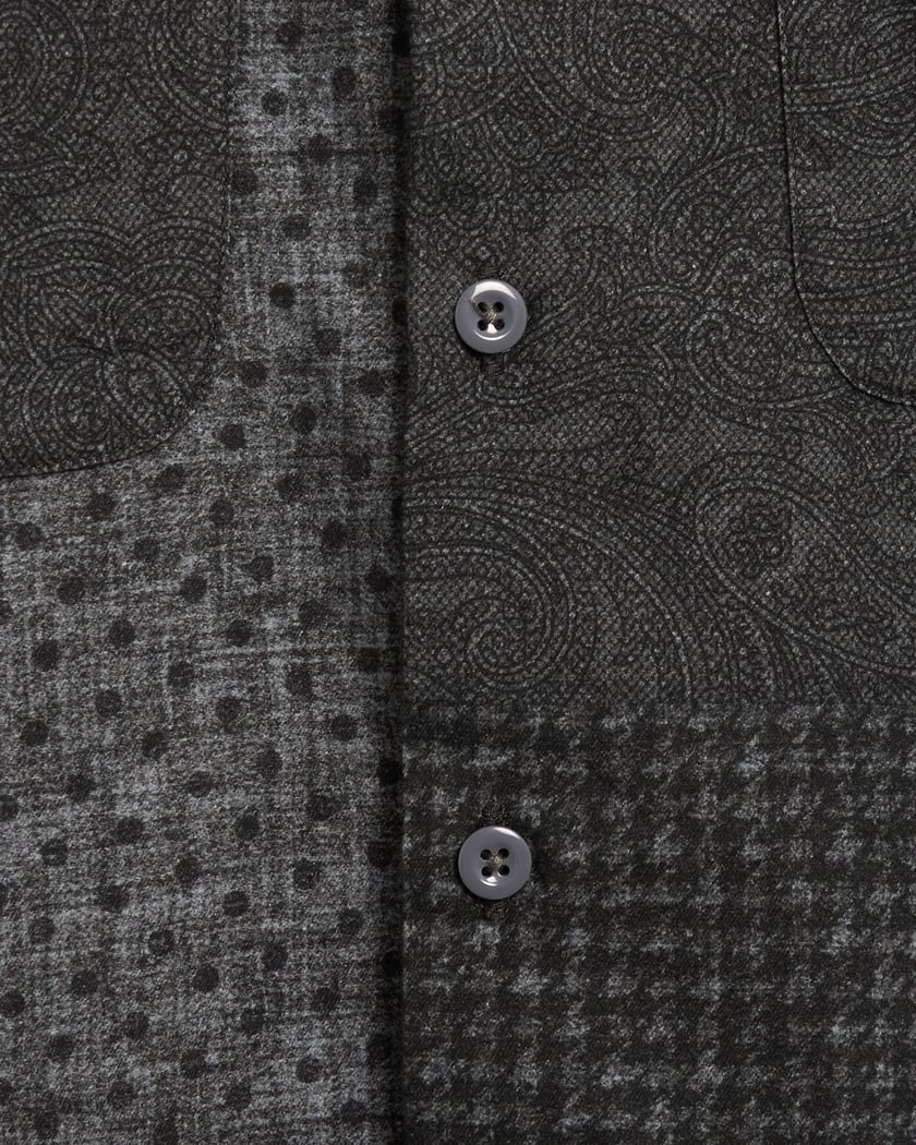 Engineered Garments Men's Classic Shirt Black 24F1A005-TB006