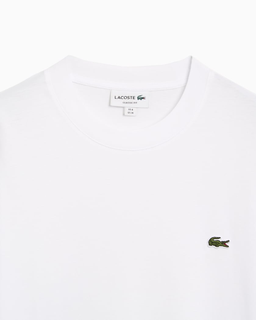 T shirt lacoste blanc discount