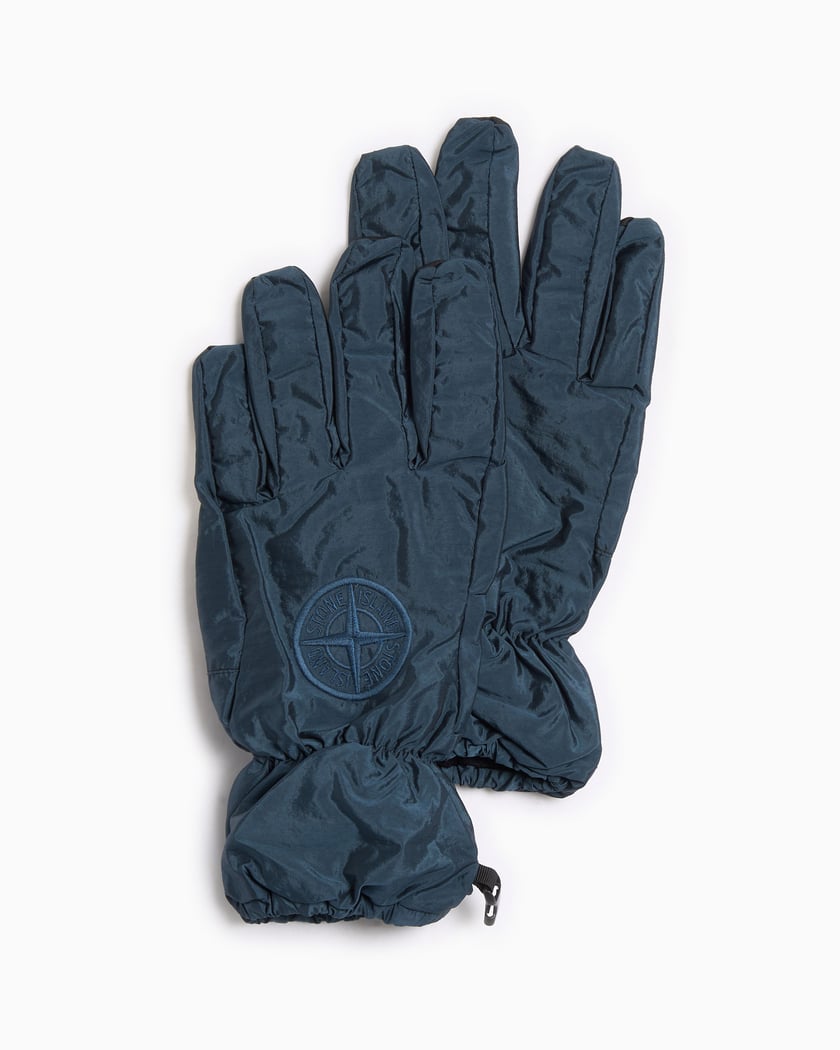 Stone Island Men's Gloves Blue K2S159400001S0251-V0057 | FOOTDISTRICT