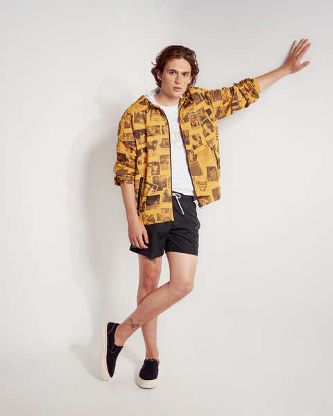 Yellow polaroid jacket sale