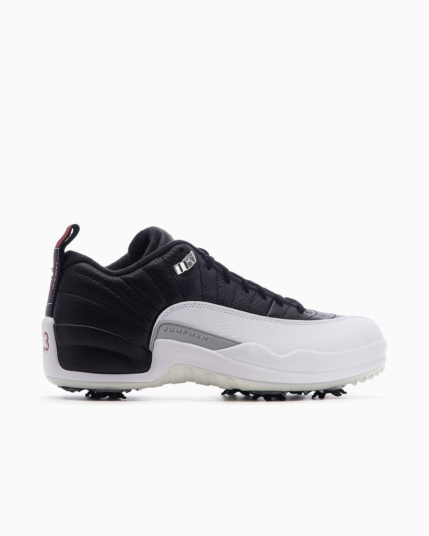 Jordan 12 low black and red online