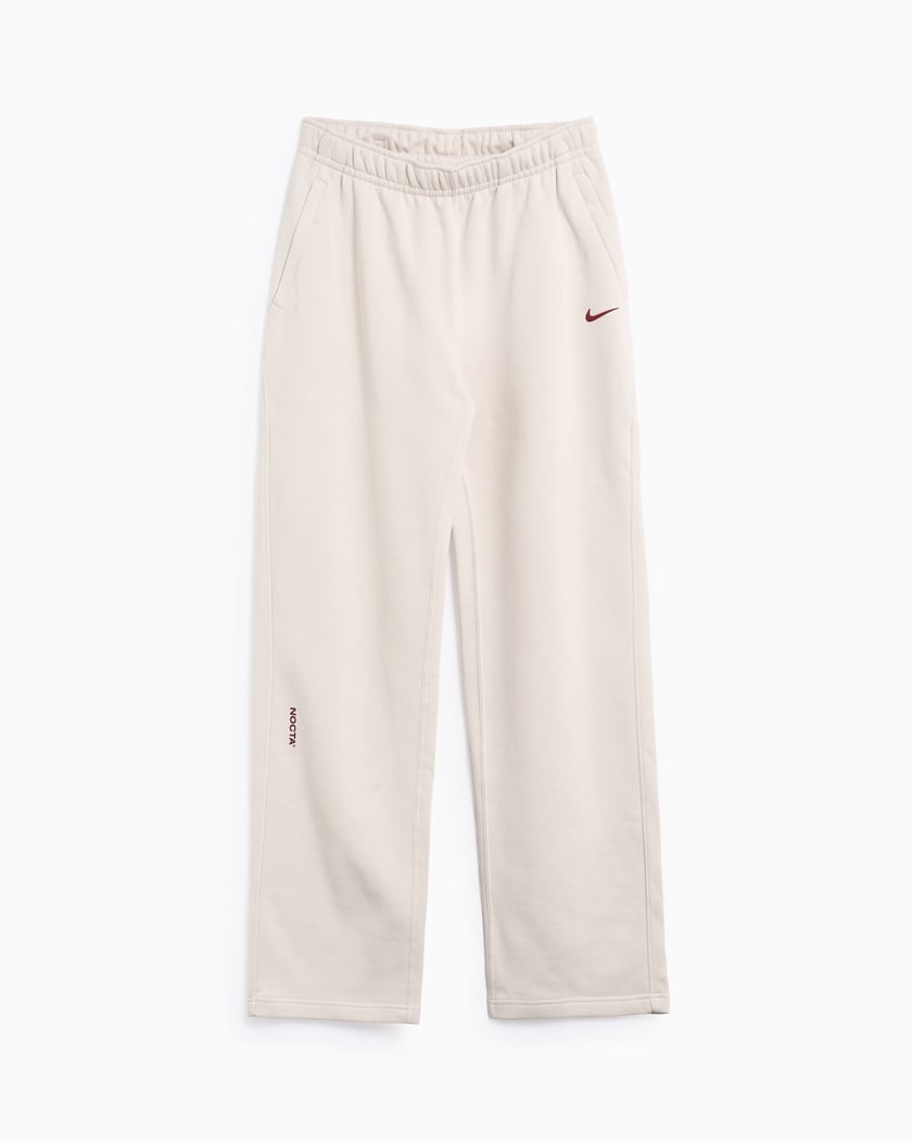 Nike x Drake NOCTA Open Hem Fleece Men's Sweatpants Beige FZ4675